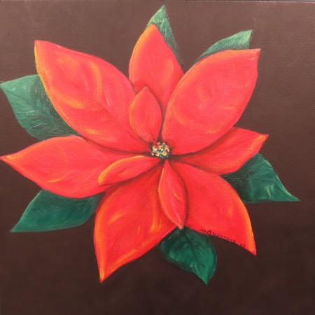 Poinsettia by artist Jessica Greenwood